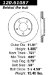Centric Parts 120.61087 Premium Brake Rotor with E-Coating (12061087, CE12061087)