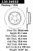 Centric Parts 120.34032 Premium Brake Rotor with E-Coating (CE12034032, 12034032)