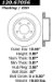 Centric Parts 120.67056 Premium Brake Rotor with E-Coating (12067056, CE12067056)