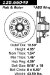 Centric Parts 120.66049 Premium Brake Rotor with E-Coating (CE12066049, 12066049)