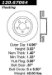 Centric Parts 120.67064 Premium Brake Rotor with E-Coating (12067064, CE12067064)