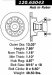 Centric Parts 120.65043 Premium Brake Rotor with E-Coating (CE12065043, 12065043)
