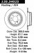 Centric Parts 120.34025 Premium Brake Rotor with E-Coating (CE12034025, 12034025)