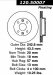 Centric Parts 120.50007 Premium Brake Rotor with E-Coating (CE12050007, 12050007)