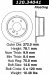 Centric Parts 120.34041 Premium Brake Rotor with E-Coating (CE12034041, 12034041)