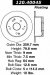 Centric Parts 120.40045 Premium Brake Rotor with E-Coating (12040045, CE12040045)