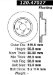 Centric Parts 120.47029 Premium Brake Rotor with E-Coating (CE12047029, 12047029)