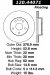 Centric Parts 120.44071 Premium Brake Rotor with E-Coating (CE12044071, 12044071)