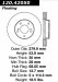 Centric Parts 120.42050 Premium Brake Rotor with E-Coating (1204205, CE12042050, 12042050)
