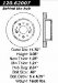 Centric Parts 120.62007 Premium Brake Rotor with E-Coating (CE12062007, 12062007)