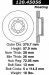 Centric Parts 120.45056 Premium Brake Rotor with E-Coating (12045056, CE12045056)