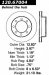 Centric Parts 120.67004 Premium Brake Rotor with E-Coating (12067004, CE12067004)