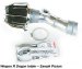 93-01 Nissan Altima Dragon air intake kit by Weapon R Color:Silver (804112101, 804-112-101)
