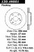 Centric Parts 120.49001 Premium Brake Rotor with E-Coating (12049001, CE12049001)