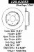 Centric Parts 120.62053 Premium Brake Rotor with E-Coating (CE12062053, 12062053)