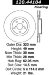 Centric Parts 120.44104 Premium Brake Rotor with E-Coating (12044104, CE12044104)