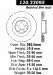Centric Parts 120.33095 Premium Brake Rotor with E-Coating (12033095, CE12033095)