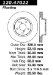 Centric Parts 120.47022 Premium Brake Rotor with E-Coating (12047022, CE12047022)