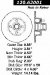 Centric Parts 120.62001 Premium Brake Rotor with E-Coating (12062001, CE12062001)