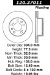 Centric Parts 120.37011 Premium Brake Rotor with E-Coating (CE12037011, 12037011)
