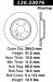 Centric Parts 120.33076 Premium Brake Rotor with E-Coating (12033076, CE12033076)