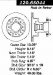Centric Parts 120.65044 Premium Brake Rotor with E-Coating (CE12065044, 12065044)