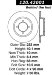Centric Parts 120.42001 Premium Brake Rotor with E-Coating (12042001, CE12042001)