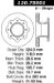 Centric Parts 120.75001 Premium Brake Rotor with E-Coating (12075001, CE12075001)