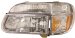 Anzo USA 111040 Ford Explorer Crystal With Amber Corner Chrome Headlight Assembly - (Sold in Pairs) (111040, A1R111040)