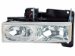 Anzo USA 111006 Chevrolet Crystal With Halo Carbon Headlight Assembly - (Sold in Pairs) (111006, A1R111006)