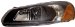 Anzo USA 121026 Chrysler Sebring Crystal Black Headlight Assembly - (Sold in Pairs) (121026, A1R121026)