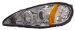 Anzo USA 121167 Pontiac Grand Am Projector With Halo/Chrome Clear With Amber Reflectors Headlight Assembly - (Sold in Pairs) (121167, A1R121167)