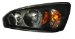 Anzo USA 121221 Chevrolet Malibu Black Clear Headlight Assembly - (Sold in Pairs) (121221, A1R121221)