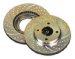 EBC Brake GD7307 Rear Sport Slotted and Dimpled Brake Rotors (E35GD7307, GD7307)