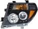 Anzo USA 111111 Nissan Black Clear Projector With Amber Headlight Assembly - (Sold in Pairs) (111111, A1R111111)