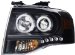 Anzo USA 111113 Ford Expedition Black Clear Projector With Amber Headlight Assembly - (Sold in Pairs) (111113, A1R111113)