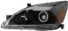 Anzo USA 121046 Honda Accord Projector With Halo Black Headlight Assembly - (Sold in Pairs) (121046, A1R121046)