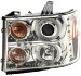 Anzo USA 111126 GMC Sierra Chrome Projectors w/Halos Headlight Assembly - (Sold in Pairs) (111126, A1R111126)