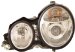 Anzo USA 121084 Mercedes-Benz Projector Chrome Headlight Assembly - (Sold in Pairs) (121084, A1R121084)