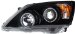 Anzo USA 121225 Honda CR-V Black Clear Projector With Halos Headlight Assembly - (Sold in Pairs) (121225, A1R121225)
