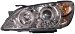 Anzo USA 121200 Lexus IS300 Chrome Clear Projector With Halos Headlight Assembly - (Sold in Pairs) (121200, A1R121200)