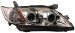 Anzo USA 121222 Toyota Camry G2 Chrome Clear Projector With Halos Headlight Assembly - (Sold in Pairs) (121222, A1R121222)