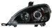 Anzo USA 121088 Mercedes-Benz Projector With Halo Black Headlight Assembly - (Sold in Pairs) (121088, A1R121088)