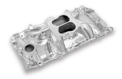 Weiand 8122P Street Warrior Square/Spread Bore Polished Intake Manifold (8122P, W208122P)