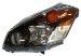 TYC 20-6554-00 Nissan Quest Driver Side Headlight Assembly (20655400)