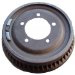 Omix-Ada 16701.05 Brake Drum (Finned) Front or Rear For 1974-78 Jeep CJ With 11 in. Brake (1670105, O321670105)