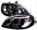99-00 Honda Civic Halo Projector(Amber) - JDM Black (PROYDHC99AMBK, PRO-YD-HC99-AM-BK)