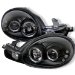 00-02 Dodge Neon Halo Projector Head Lights - JDM Black (PROYDDN00HLBK, PRO-YD-DN00-HL-BK)