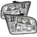 05+ Ford Mustang Halo Projector Head Lights - Chrome (PROYDFM05HLC, PRO-YD-FM05-HL-C)