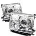 SPYDER Toyota Tacoma 97-00 Halo LED Projector Headlights - Chrome (PRO-YD-TT97-HL-C)